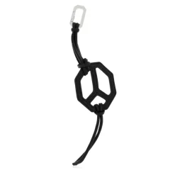 Leather Peace Keyring