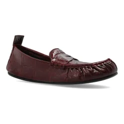 Leather Saddle Loafers
