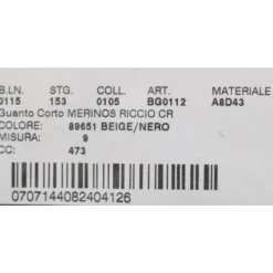 Leather Shearling Studded Gloves