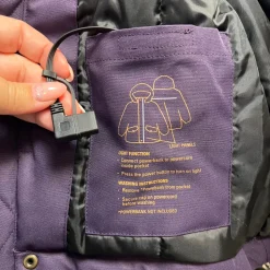 LED Lys Vinterjakke - Nightshade