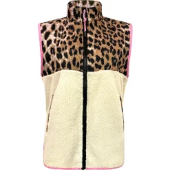Leopard Teddy Vest