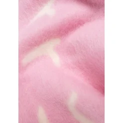 Logo Alpaca Wool Blend Hooded Scarf