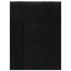 Logo Alpaca Wool Blend Hooded Scarf