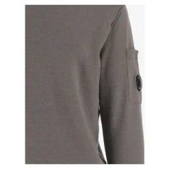 Logo Bomuld Blandingsstrik Grå