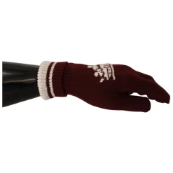Logo Crown Cashmere Gloves