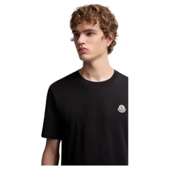 Logo Patch Bomulds T-shirt (3-pak)