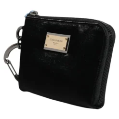 Logo Plaque Keyring Pouch