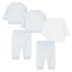 Logo Print Tøj Sæt Clear Blue