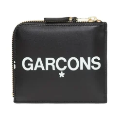 Logo-printet Pung med Lynlås