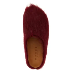 Long Hair Calfskin Fussbett Sabot