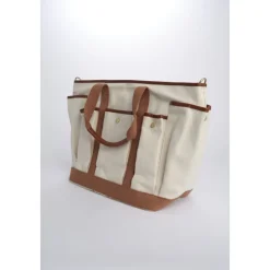 Lærred Worker Taske i Hvid