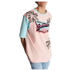 Løs Miami trykt T-shirt