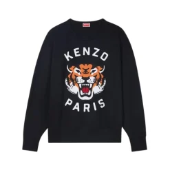 Lucky Tiger Broderet Sweatshirt