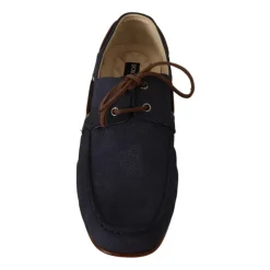 Luksus Læderbådesko med Logo