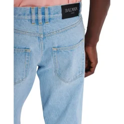Lysblå regular-fit denim jeans