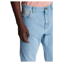 Lysblå regular-fit denim jeans