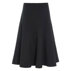 Magic Stretch Lang Nederdel Sort