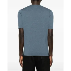 Maglia girocollo in maglia manica corta