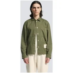 Mellemtung Bomuld Chore Overshirt med Lommer