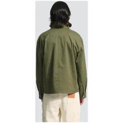 Mellemtung Bomuld Chore Overshirt med Lommer