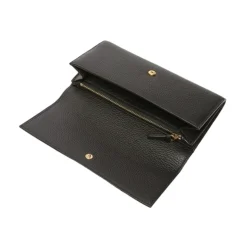 Metallic Soft Wallet with Flap
