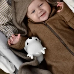 Mikk-Line - Cotton Fleece Baby Suit, 12002 - Melange Denver