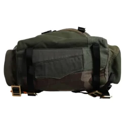 Militærgrøn Patchwork Rejse Rygsæk