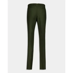 Moderne oliven grønt hørdragt