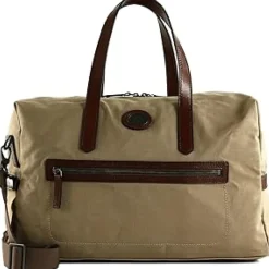 Moderne rejsetaske i lærred