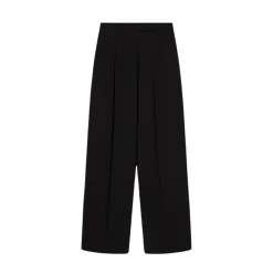 Moderne uldbukser med oversized pasform