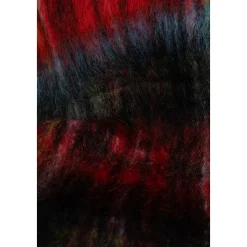 Mohair Check Scarf