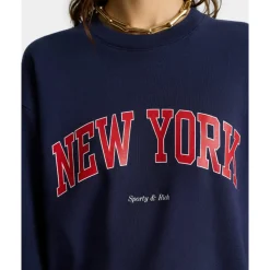 Mørkeblå Crewneck Sweatshirt