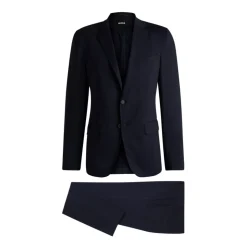 Mørkeblåt Hjem Vestit Sæt