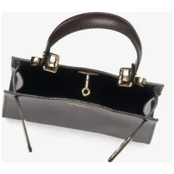 Mørkebrun Satchel Håndtaske