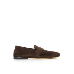 Mørkebrune Suede Loafers