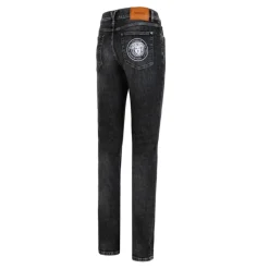 Mørkegrå La Medusa Broderi Jeans