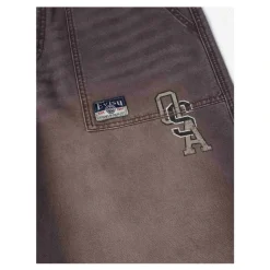 Multi Logos Print Balloon Fit Vaskede Vævede Bukser