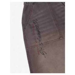 Multi Logos Print Balloon Fit Vaskede Vævede Bukser