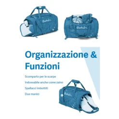 Multifarvet Unisex Sports Taske