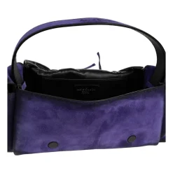 Multipocket Suede Shoulder Bag