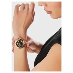 Nobile Lady Chrono Roséguld Sort Armbånd