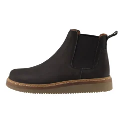 Nubuck Bison Støvle Gry Stil