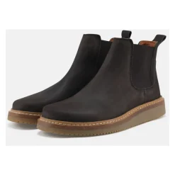 Nubuck Bison Støvle Gry Stil
