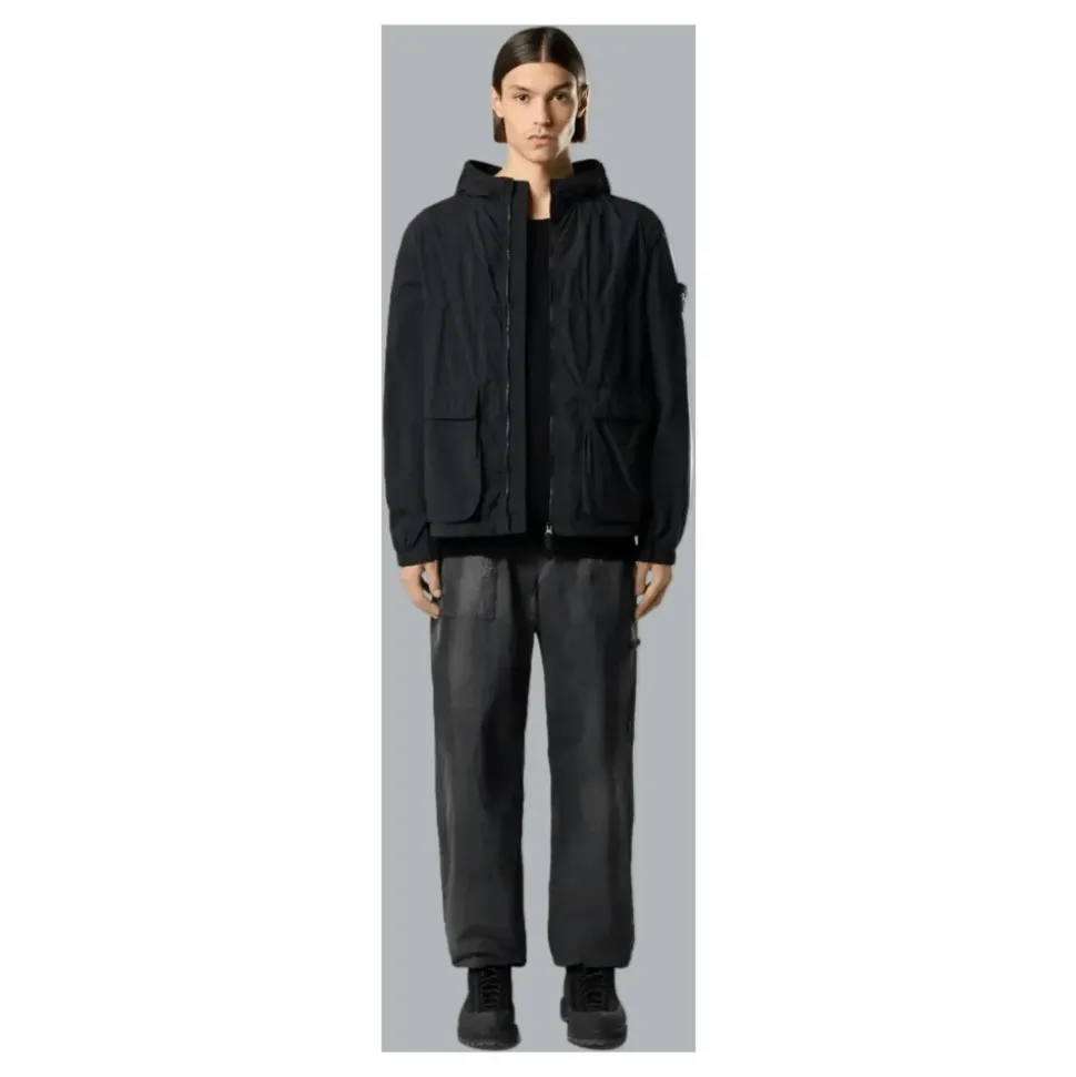 Nylon Smerigliato-TC Short Parka