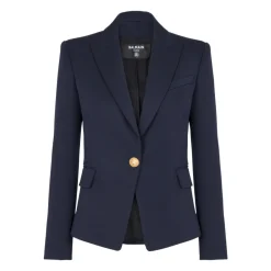 One-button Wool Blazer