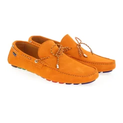 Orange Ruskind Klassiske Mokkasiner Sko