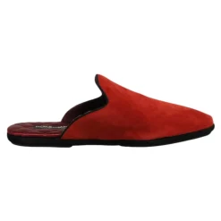 Orange Ruskind Slides Flade Sko