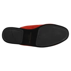 Orange Ruskind Slides Flade Sko