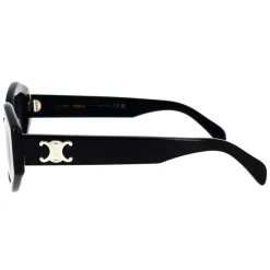 Ovale solbriller med grå linser