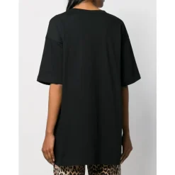 Oversized T-shirt med pailletdetaljer